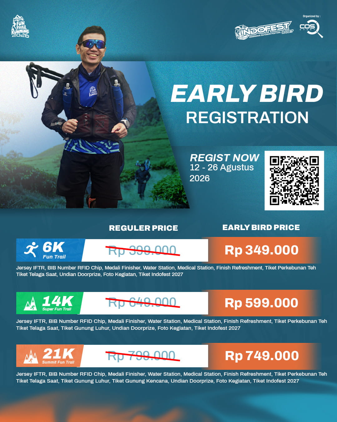 Early bird registration details for IFTR 2026